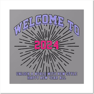 WELCOME TO 2024 TSHIRT Posters and Art